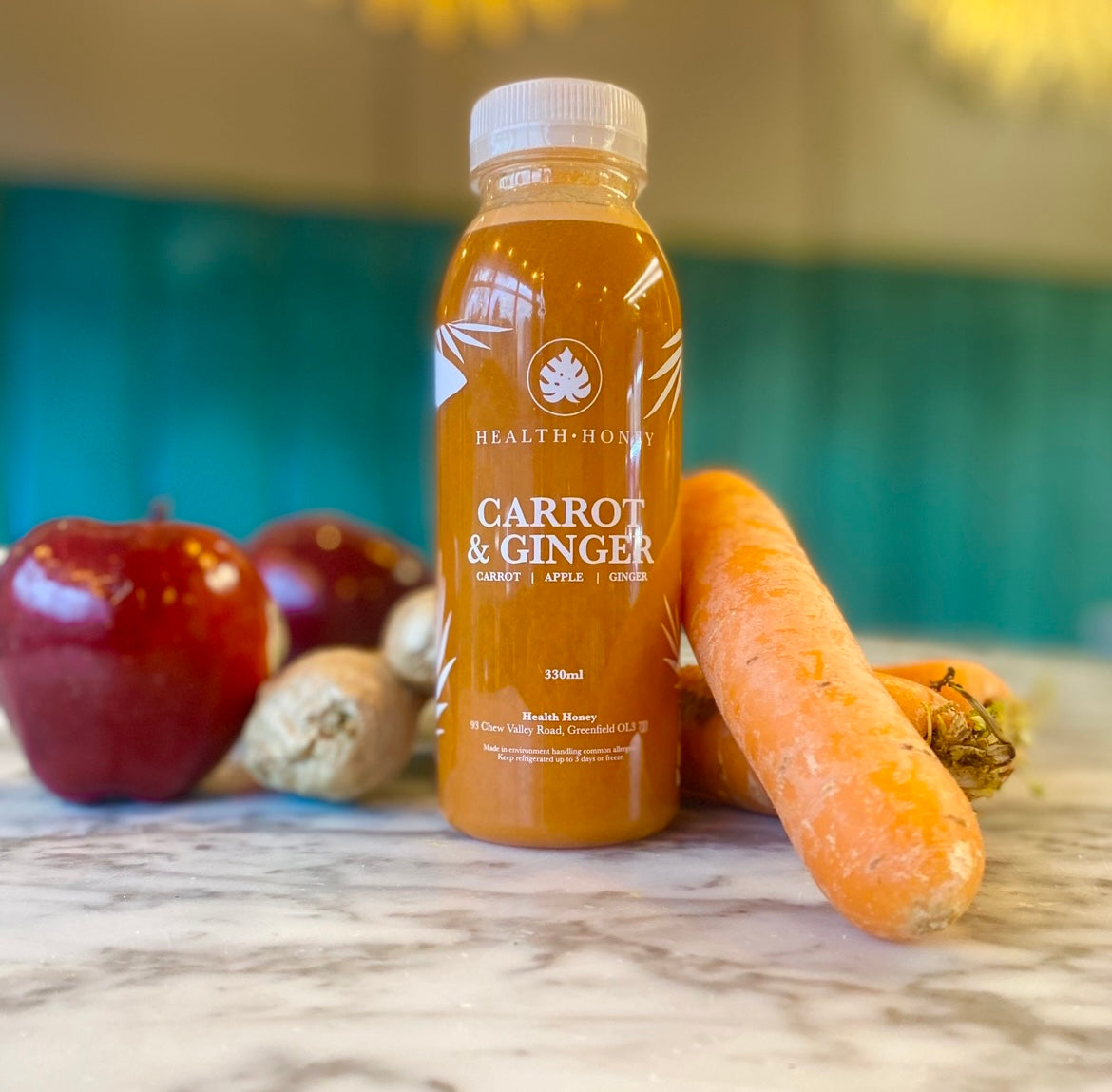Carrot and Ginger Cold Pressed juice