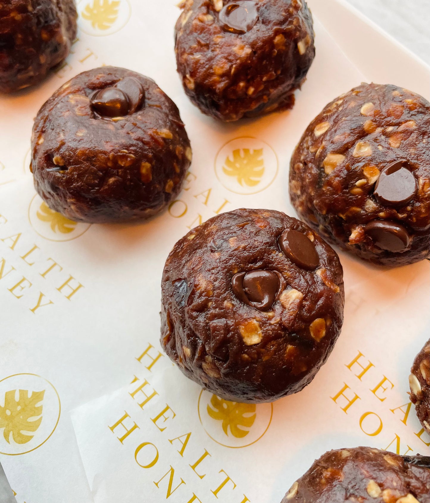Chocolate peanut butter protein balls