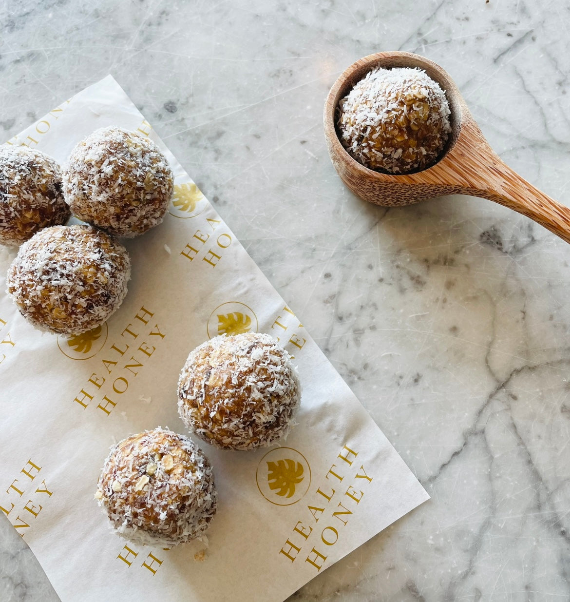 Lemon and Coconut protein balls