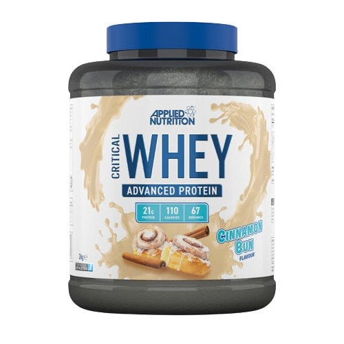 Applied Nutrition Critical Whey Protein 2KG Cinnamon Bun (67 SERVINGS)